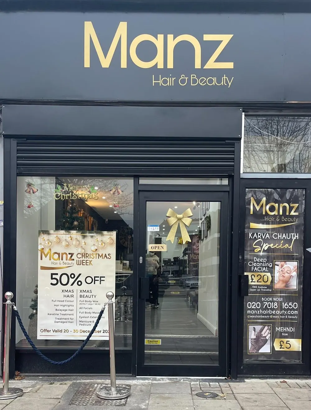 The Manz shopfront on Ilford High Road